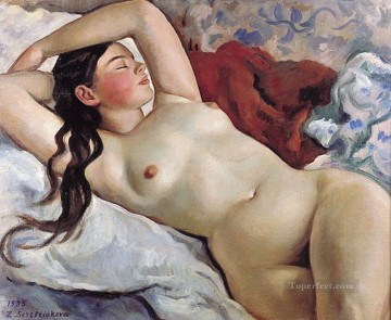 modern Painting - reclining nude 1935 1 modern contemporary impressionism